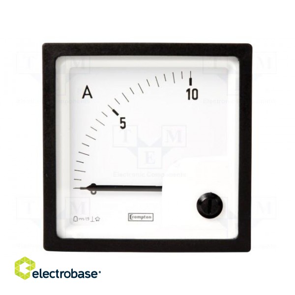 Amperometer | analogue | mounting | on panel | I DC: 0÷60A | Class: 1,5 image 2