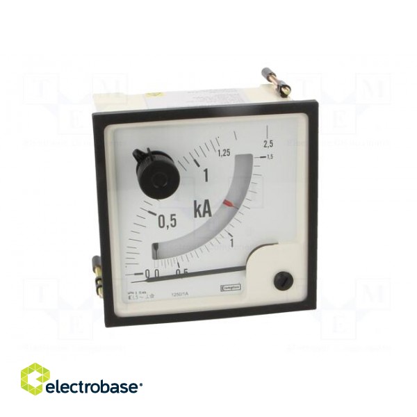 Amperometer | analogue | mounting | on panel | Class: 1,5 | 96x96mm фото 10