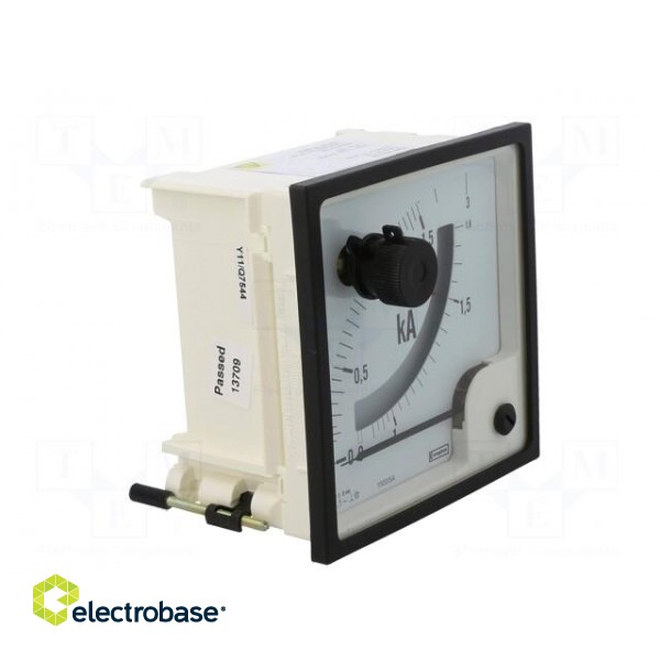 Amperometer | analogue | mounting | on panel | Class: 1,5 | Iin: 5/6/10A фото 9