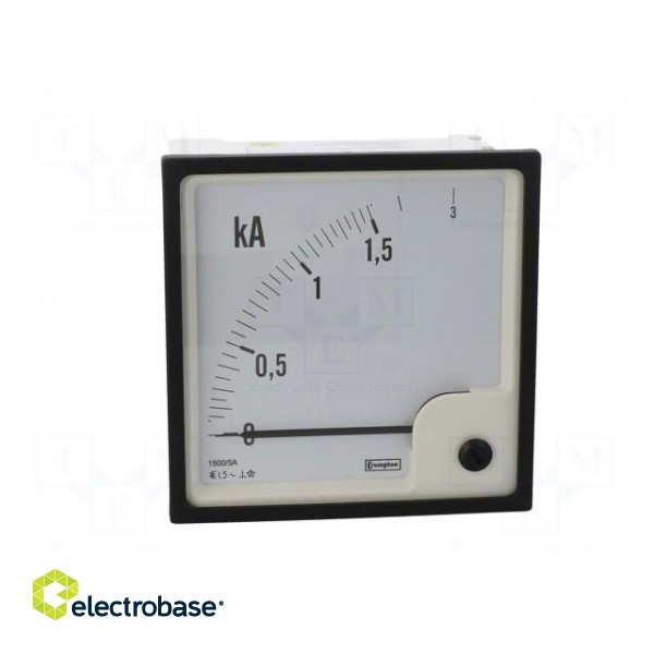 Amperometer | analogue | mounting | on panel | I AC: 0/1,5÷3kA paveikslėlis 10