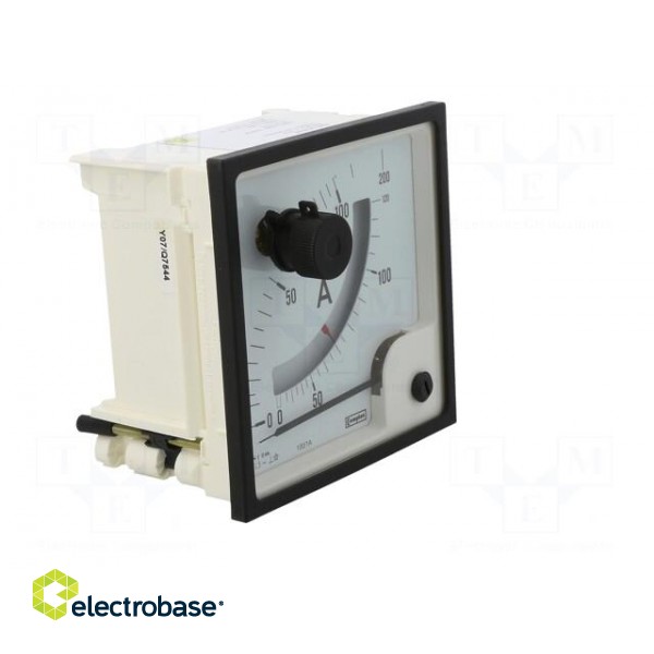 Ammeter | on panel | I AC: 0÷100A,120A,200A | Class: 1.5 | 96x96mm image 9