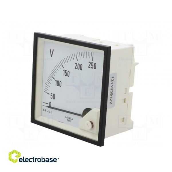 Ammeter | on panel | I AC: 0÷100A | True RMS | Class: 1.5 | 40÷72Hz | 600V image 3