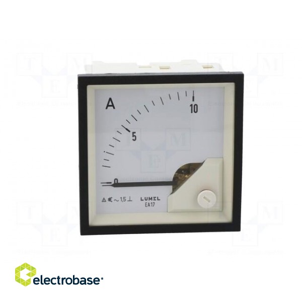 Amperometer | analogue | mounting | on panel | I AC: 0÷10A | True RMS paveikslėlis 10