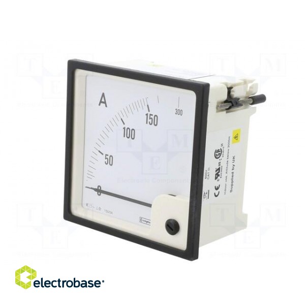 Amperometer | analogue | mounting | on panel | I AC: 0/150÷300A фото 3