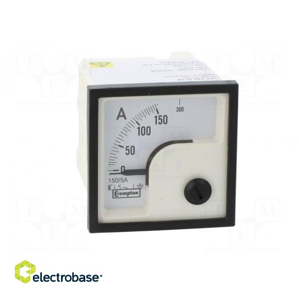Ammeter | on panel | I AC: 0÷150A,300A | True RMS | Class: 1.5 | 50÷60Hz image 10