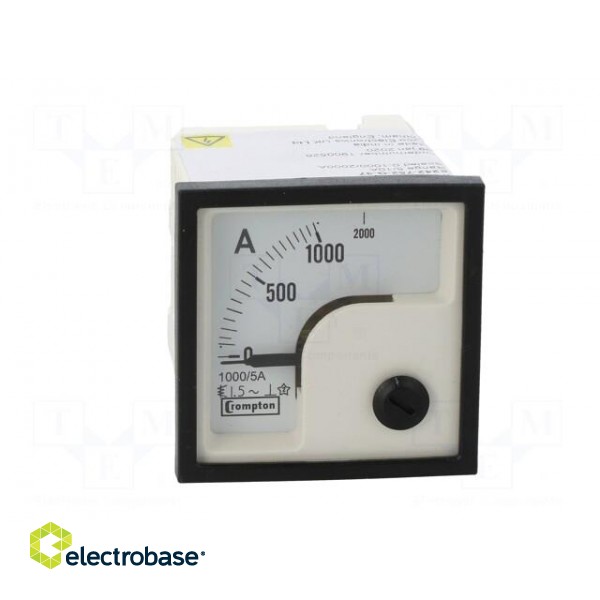Amperometer | analogue | mounting | on panel | I AC: 0/1000÷2000A image 10