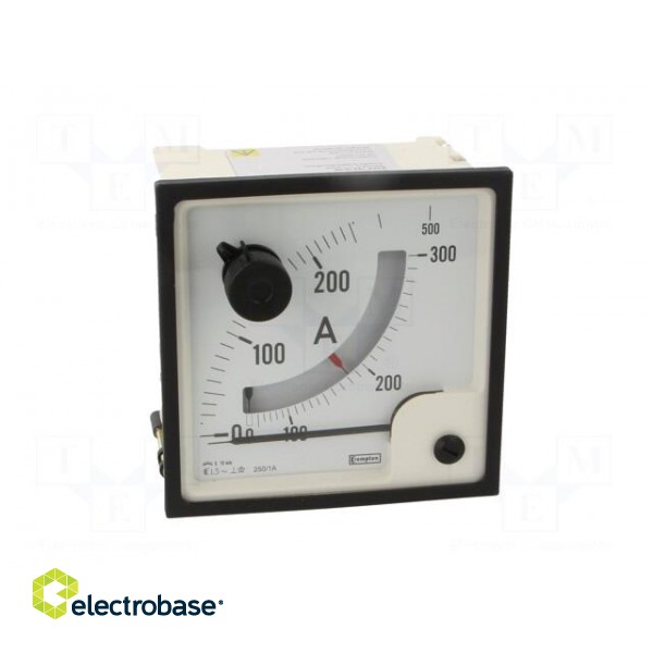 Amperometer | analogue | mounting | on panel | Class: 1,5 | 96x96mm фото 10