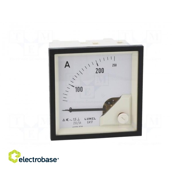 Ammeter | on panel | I AC: 0÷250A | True RMS | Class: 1.5 | 40÷72Hz | 600V image 10