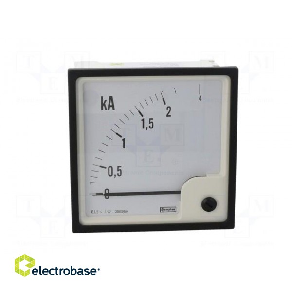 Amperometer | analogue | mounting | on panel | I AC: 0/2÷4kA | True RMS paveikslėlis 10