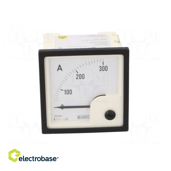 Ammeter | on panel | I AC: 0÷300A | True RMS | Class: 1.5 | 50÷60Hz image 10