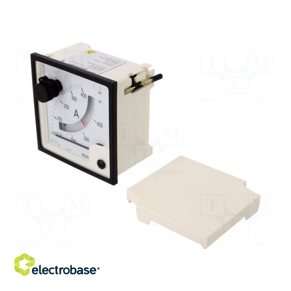 Ammeter | on panel | I AC: 0÷400A,480A,800A | Class: 1.5 | 96x96mm image 1