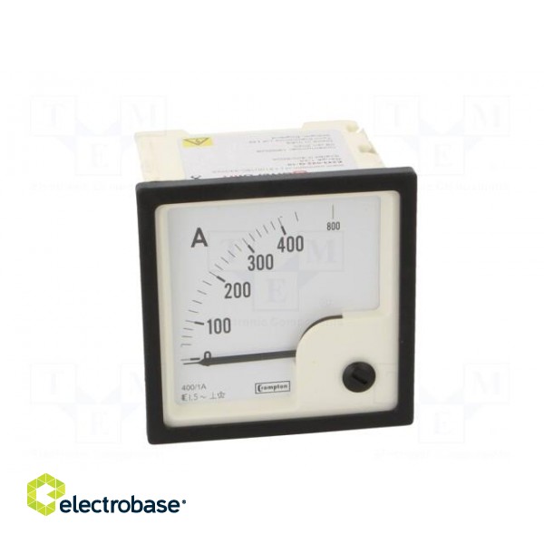 Amperometer | analogue | mounting | on panel | I AC: 0/400÷800A фото 10