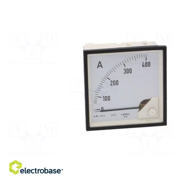 Ammeter | on panel | I AC: 0÷400A | True RMS | Class: 1.5 | 40÷72Hz | 600V paveikslėlis 10