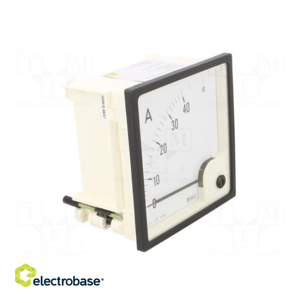 Ammeter | on panel | I AC: 0÷40A,80A | True RMS | Class: 1.5 | 50÷60Hz image 8