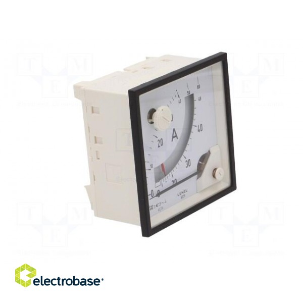 Ammeter | on panel | I AC: 0÷40A | Features: working position 90° фото 9