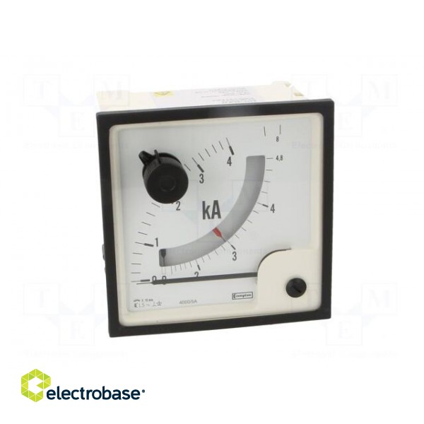 Amperometer | analogue | mounting | on panel | Class: 1,5 | Iin: 5/6/10A paveikslėlis 10