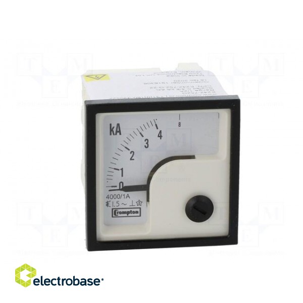 Amperometer | analogue | mounting | on panel | I AC: 0/4÷8kA | True RMS image 10