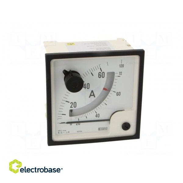 Amperometer | analogue | mounting | on panel | Class: 1,5 | Iin: 5/6/10A фото 10