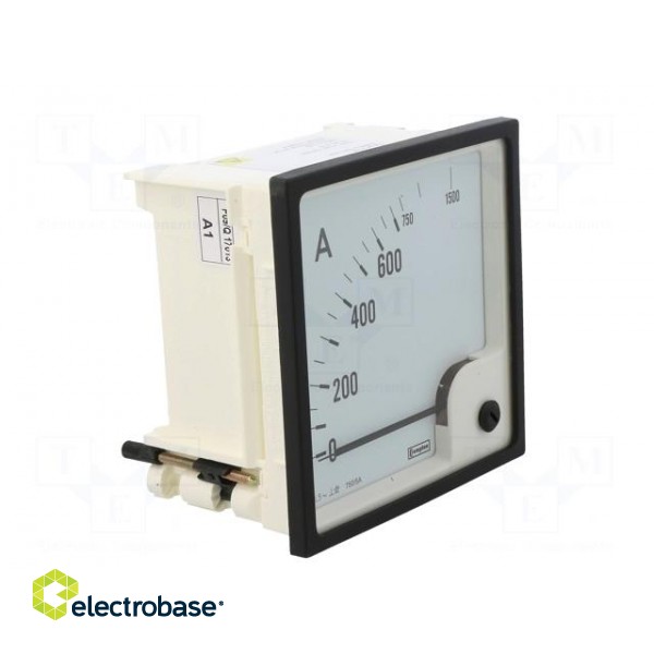 Amperometer | analogue | mounting | on panel | I AC: 0/750÷1500A image 9