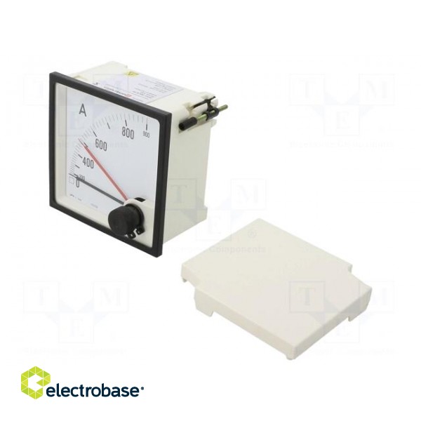 Amperometer | analogue | mounting | on panel | I AC: 0/750÷900A фото 1
