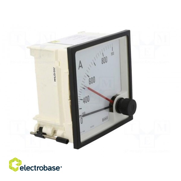 Amperometer | analogue | mounting | on panel | I AC: 0/750÷900A image 9
