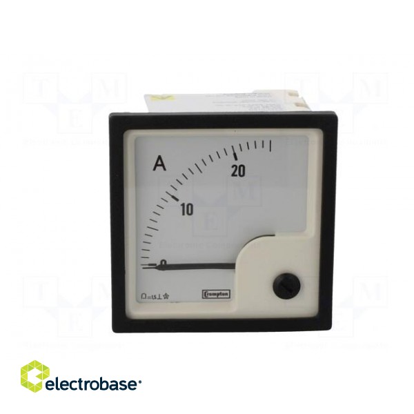 Amperometer | analogue | mounting | on panel | I DC: 0÷25A | Class: 1,5 image 10