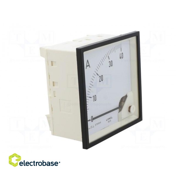 Amperometer | analogue | mounting | on panel | I DC: 0÷40A | Class: 1,5 image 9