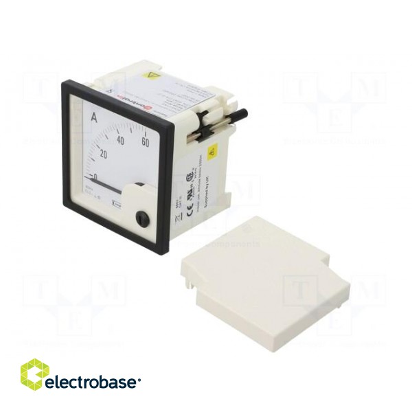 Amperometer | analogue | mounting | on panel | I DC: 0÷60A | Class: 1,5 фото 1