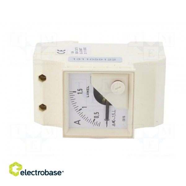 Ammeter | for DIN rail mounting | I AC: 0÷1.5A | True RMS | Class: 1.5 фото 10