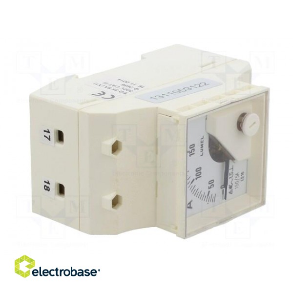 Ammeter | for DIN rail mounting | I AC: 0÷150A | True RMS | Class: 1.5 image 9