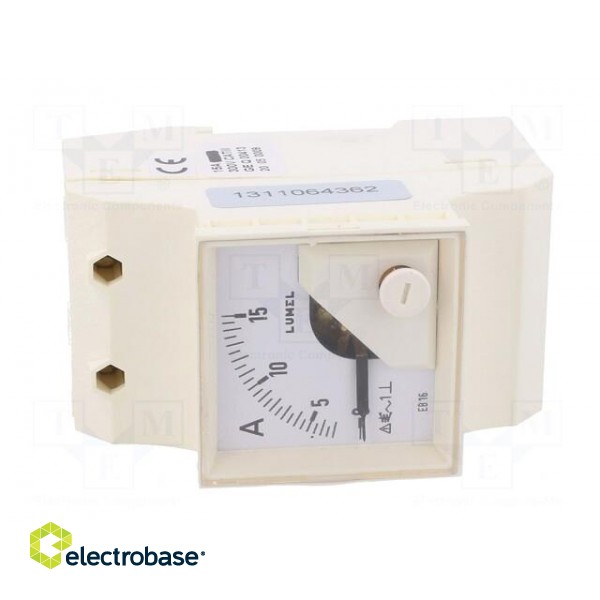 Ammeter | for DIN rail mounting | I AC: 0÷15A | True RMS | Class: 1.5 image 10