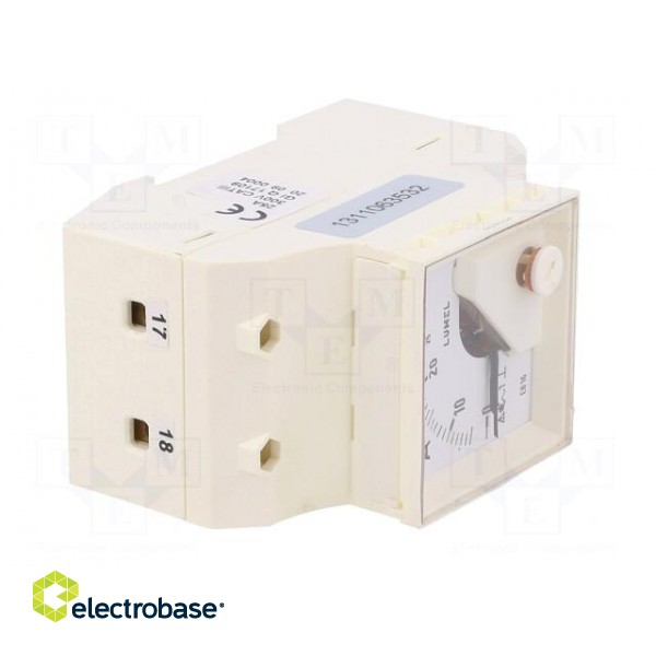 Ammeter | for DIN rail mounting | I AC: 0÷25A | True RMS | Class: 1.5 image 9