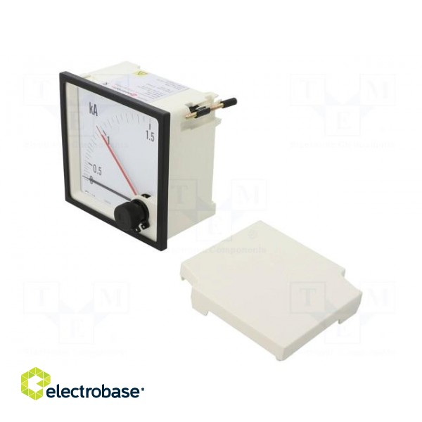 Amperometer | analogue | mounting | on panel | I AC: 0/1,25÷1,5kA image 1