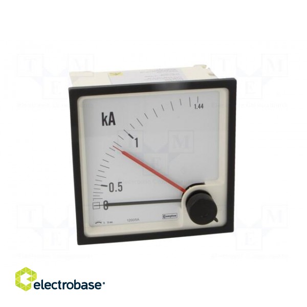 Amperometer | analogue | mounting | on panel | I AC: 0/1,2÷1,44kA фото 10