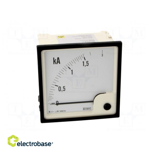 Amperometer | analogue | mounting | on panel | I AC: 0/1,5÷3kA image 10