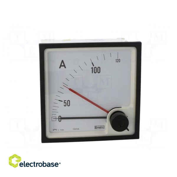 Ammeter | on panel | I AC: 0÷100A,120A | True RMS | Class: 3 | 50÷60Hz image 10