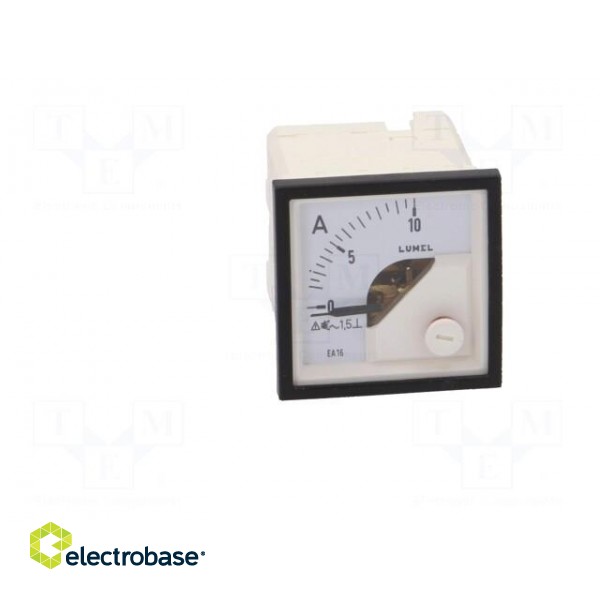 Ammeter | on panel | I AC: 0÷10A | True RMS | Class: 1.5 | 40÷72Hz | 300V фото 10