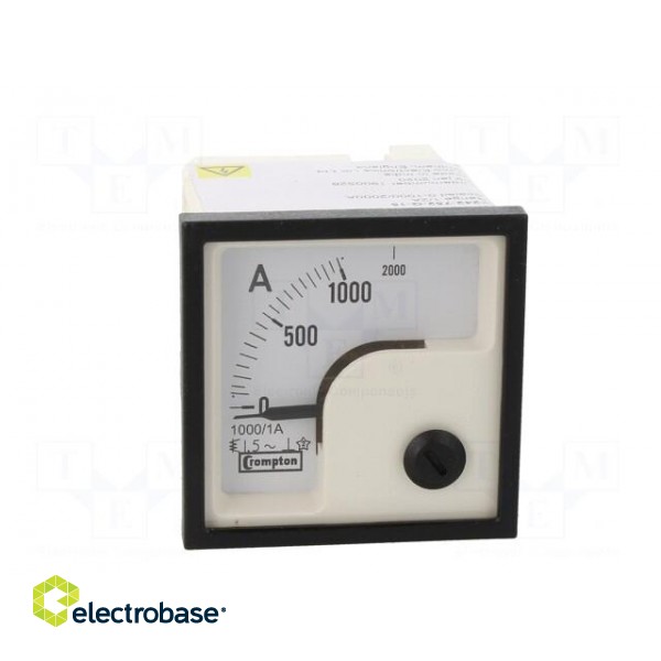 Amperometer | analogue | mounting | on panel | I AC: 0/1000÷2000A фото 10