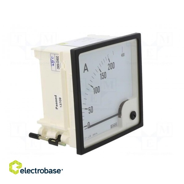 Ammeter | on panel | I AC: 0÷200A,400A | True RMS | Class: 1.5 | 50÷60Hz image 9