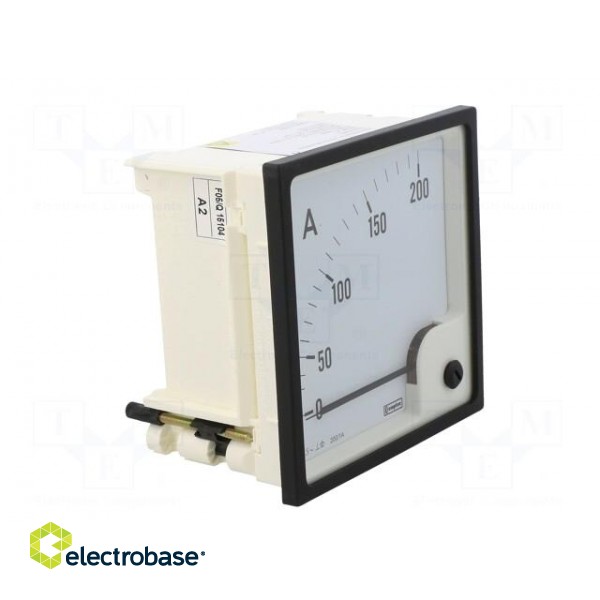 Amperometer | analogue | mounting | on panel | I AC: 0÷200A | True RMS image 9