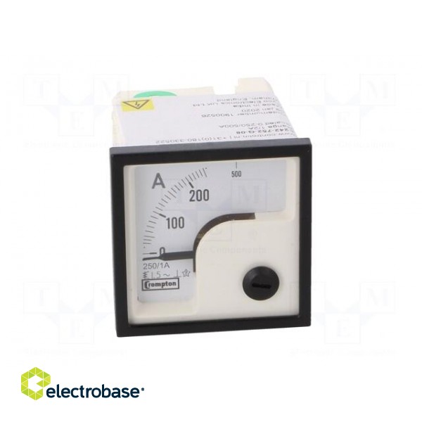 Amperometer | analogue | mounting | on panel | I AC: 0/250÷500A image 10