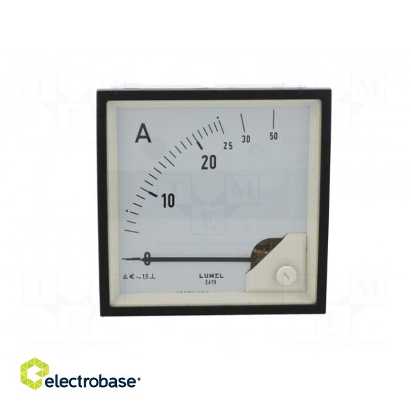 Ammeter | on panel | I AC: 0÷25A | True RMS | Class: 1.5 | 40÷72Hz | 600V image 10