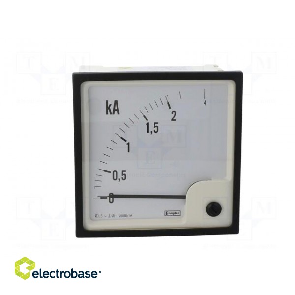 Amperometer | analogue | mounting | on panel | I AC: 0/2÷4kA | True RMS фото 10