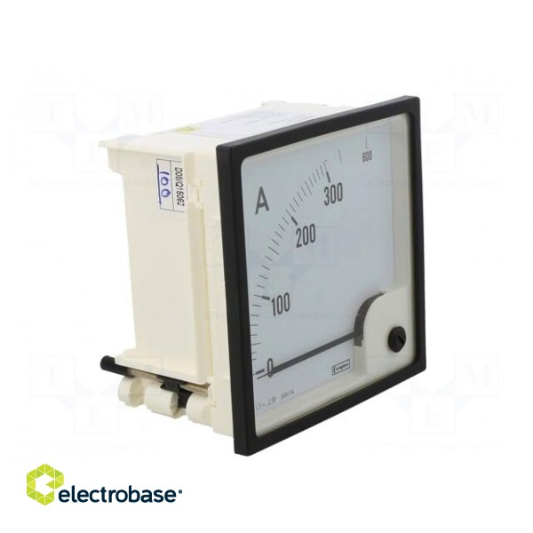 Ammeter | on panel | I AC: 0÷300A,600A | True RMS | Class: 1.5 | 50÷60Hz image 9