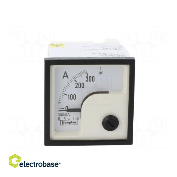 Ammeter | on panel | I AC: 0÷300A,600A | True RMS | Class: 1.5 | 50÷60Hz image 10