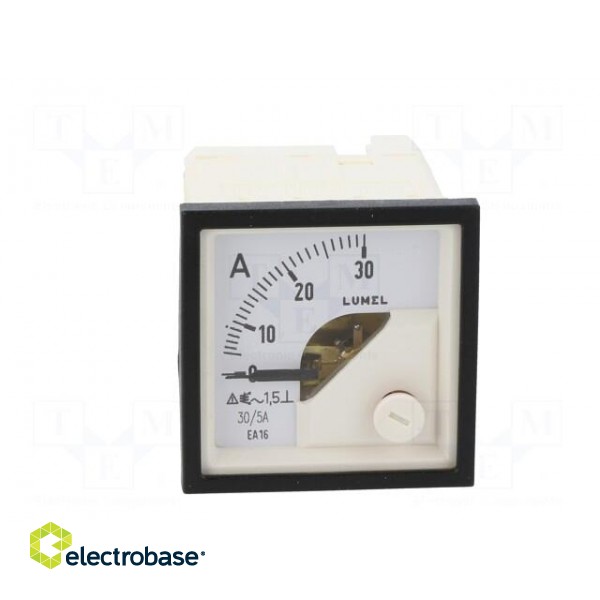 Ammeter | on panel | I AC: 0÷30A | True RMS | Class: 1.5 | 40÷72Hz | 300V image 10