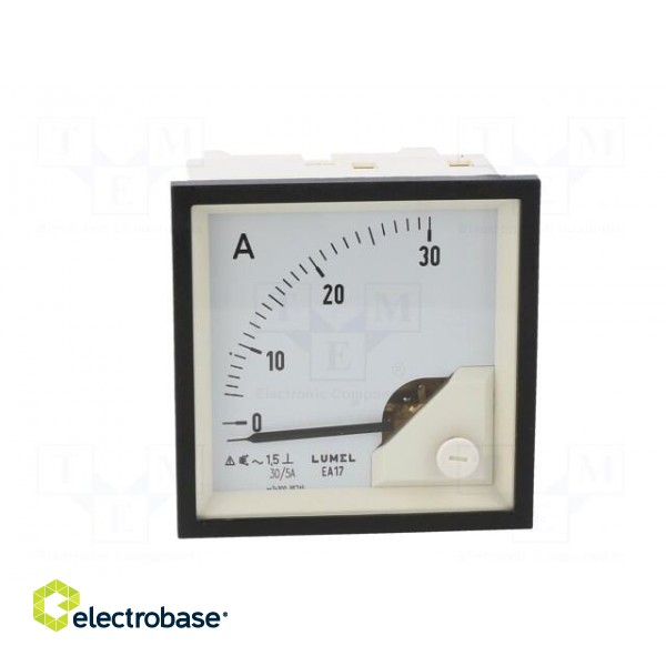Amperometer | analogue | mounting | on panel | I AC: 0÷30A | True RMS image 10