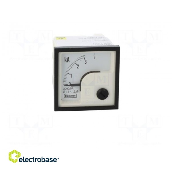 Amperometer | analogue | mounting | on panel | I AC: 0/3÷6kA | True RMS фото 10