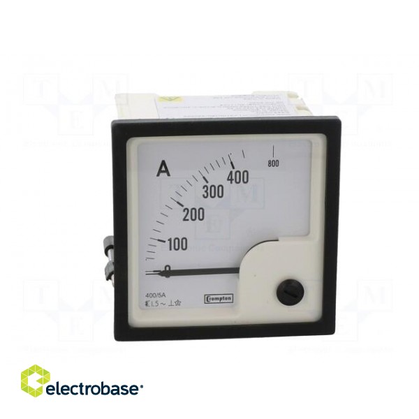 Amperometer | analogue | mounting | on panel | I AC: 0/400÷800A фото 10