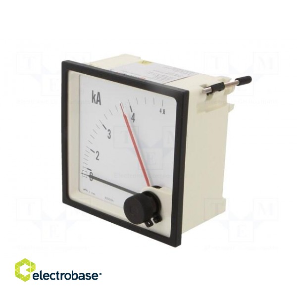 Amperometer | analogue | mounting | on panel | I AC: 0/4÷4,8kA image 3